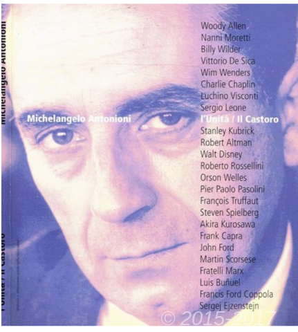 Copertina di Michelangelo Antonioni 